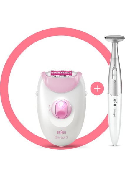 Silk-Épil 3 3321 Epilatör / Epilasyon + Bikini Trimmer