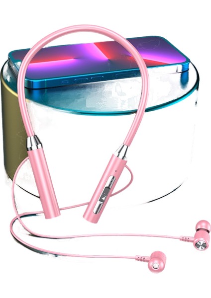 Kablosuz Bluetooth Kulaklık Asılı Boyun Sporları Binoral Kulak Içi Boyun Asılı Süper Uzun Bekleme Pil Ömrü (Yurt Dışından)