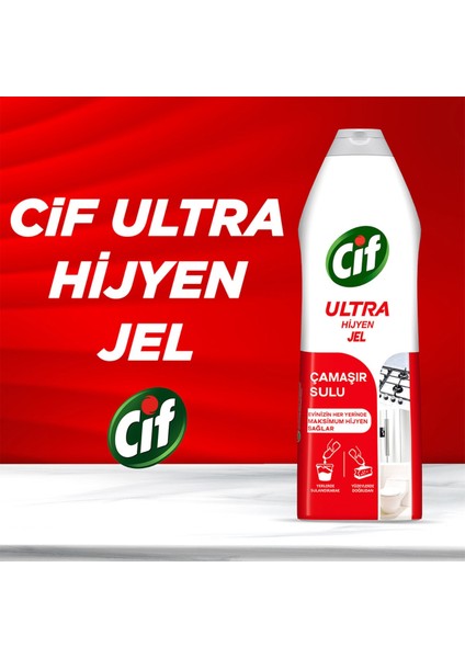 Ultra Hijyen Jel Yüzey Temizleyici 750 ml x3