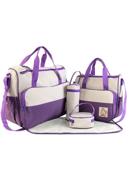 Shopee Anne ve Bebek Ürünleri Büyük Kapasiteli Beşli Set Hamile Çantası (Yurt Dışından)