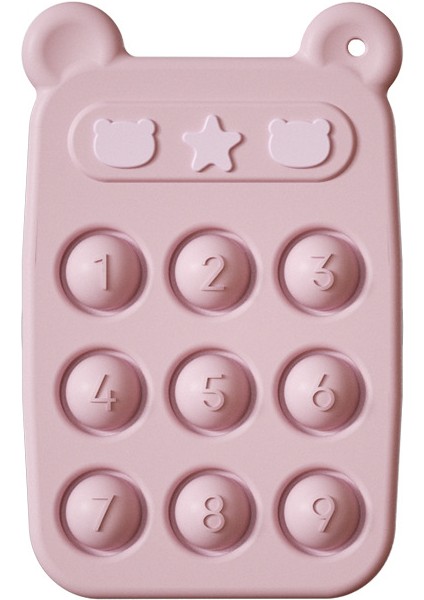 Bebek Silikon Diş Kaşıyıcı Yatıştırıcı Molar Çubuk Bulmaca Erken Eğitim Oyuncak Cep Telefonu (Yurt Dışından)