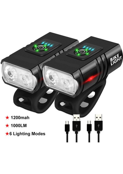 Bisiklet Işığı USB Işığı T6 Işık Parlama Sürme Gece Lambası Aksesuarları (Yurt Dışından)