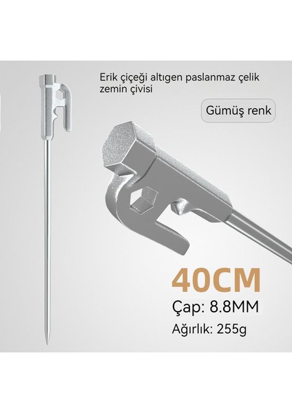 Açık Paslanmaz Çelik Çadır Aksesuarları Kamp Çelik Çivi (Yurt Dışından) fiyatları