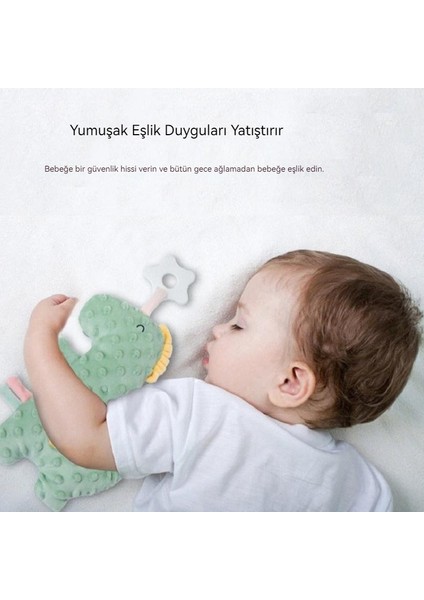 Uyku Konforu Sağlayan Bebeğe Eşlik Etmek Için Diş Kaşıyıcılı Bebek Pelüş Oyuncağı Ithal Edilebilir. (Yurt Dışından)