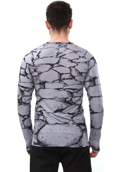 Uzun Kollu T-Shirt Evoco Gri fırsatları