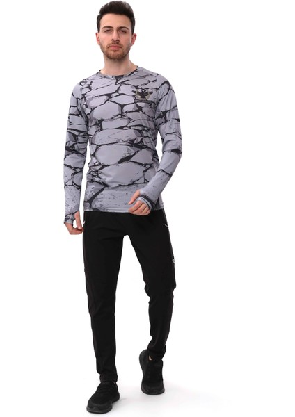 Uzun Kollu T-Shirt Evoco Gri indirimleri