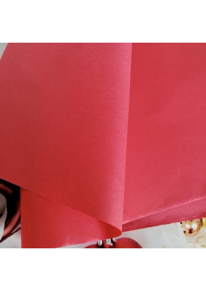 Kırmızı Renkli Pelur Kağıdı Kırmızı Pelur Paketleme 50X70 cm 10 Adet fiyatları