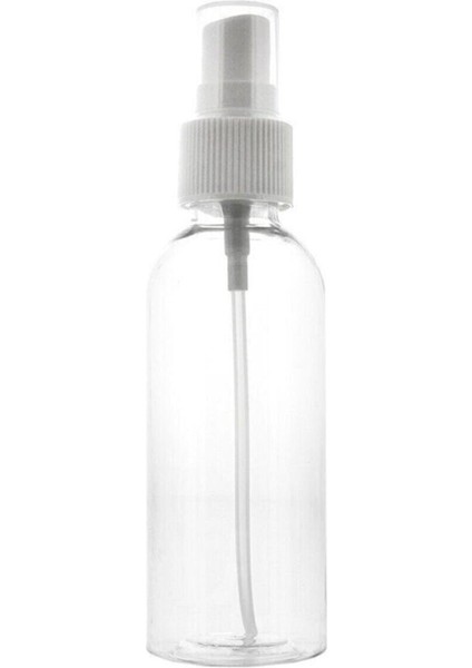 100 Adet 100 ml Boş Şişe Spreyli Kolonya Şişesi Doldurulabilir Cep Plastik Dezenfektan Parfüm Şişesi