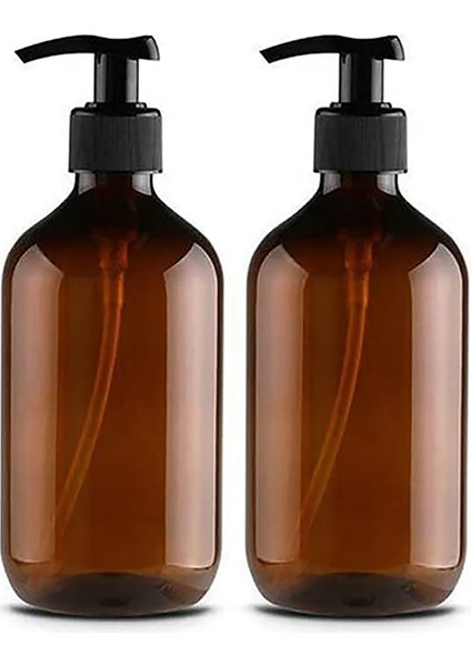500 ml Amber Cam Sıvı Sabunluk ( 2 Adet )