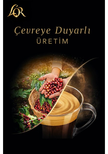 L'OR Lungo Profondo Intensity 8 Nespresso Uyumlu Alüminyum Kapsül Kahve Fırsat Paketi 10 Adet x 3 Paket