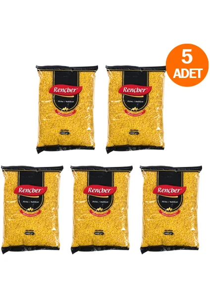 Lüks Pilavlık Bulgur 1000 gr (5 Adet)