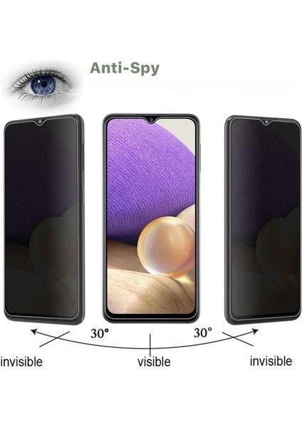 Samsung Galaxy A32 4g Gizli Hayalet 9h Cam Ekran Koruyucu 2.5d Kavisli Anti-Spy/antı-Finger fiyatları