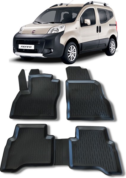 Fiat Fiorino Paspas 2007 Sonrası 3D Havuzlu Wöller Paspas