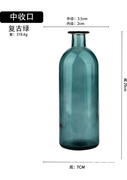 Vitray Vazo Topraksız Oturma Odası Dekorasyon El Sanatları (Yurt Dışından)