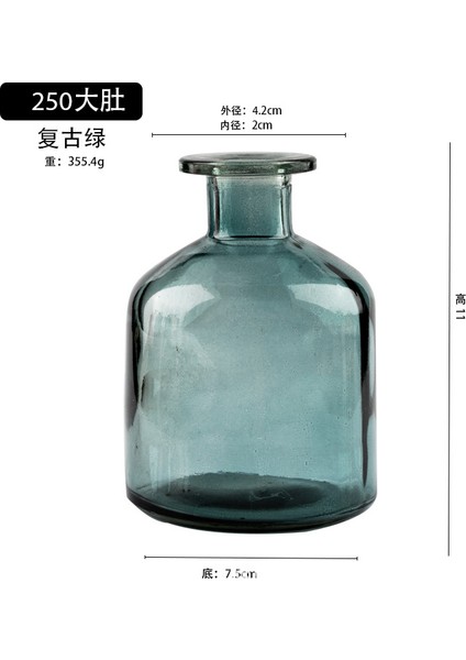 Vitray Vazo Topraksız Oturma Odası Dekorasyon El Sanatları (Yurt Dışından)