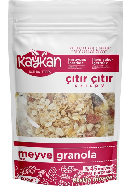 3'lü Paket Granola ( Choco, Fit,meyve Granola )