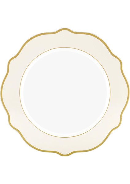 Jaswely Servis Tabağı 6 Parça Krem 27 cm fiyatları