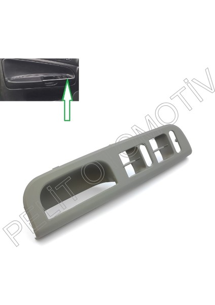 Golf 4 Sol Ön Cam Açma Düğme Çerçevesi 3B1867171E Gri
