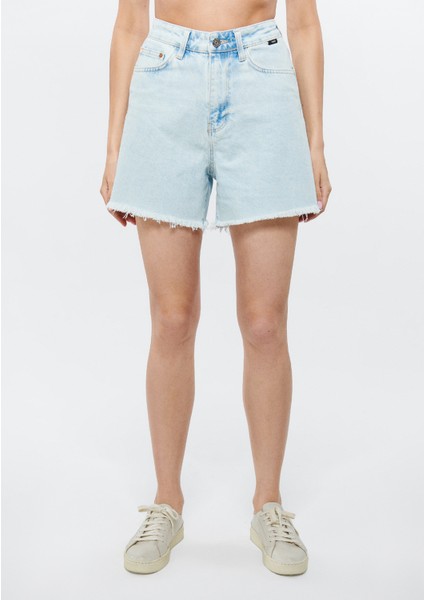 Kadın MILLIE Ağartılmış Jean Şort 1458985136 fiyatları