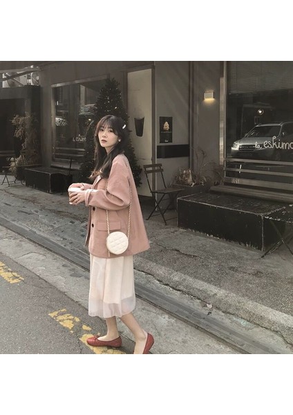 Xiaoxiang Rüzgar Zincir Çanta Net Kırmızı Omuzdan Askili Çanta Messenger Çanta (Yurt Dışından)