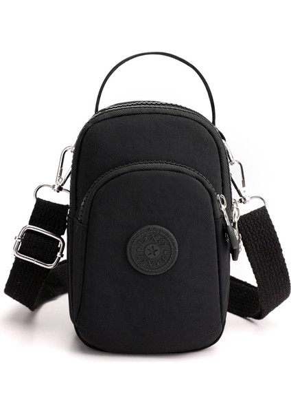 Messenger Küçük Çanta Kadın Mini Çanta Günlük Telefon Çantası Naylon Bozuk Para Cüzdanı (Yurt Dışından)