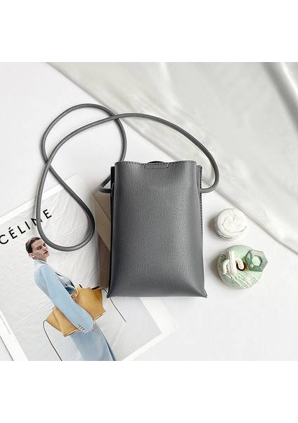 Dikey Cep Telefonu Çantası Kadın Küçük El Çantası Ins Japon Mini Eğik Küçük Çanta (Yurt Dışından)