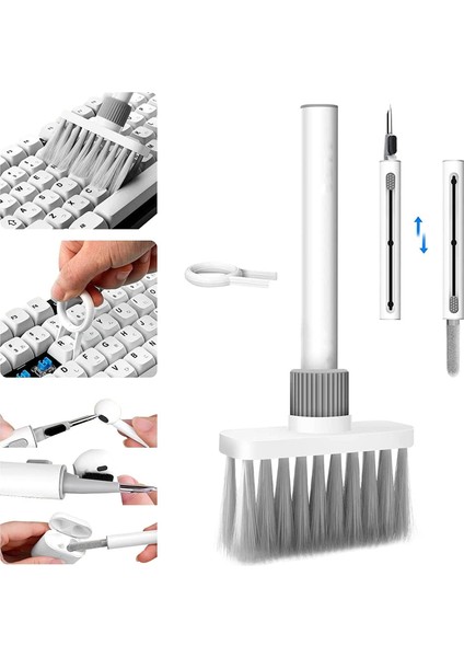 Airpods Temizlik Kiti Cleaning Pen 2 Yönlü Fırçalı Temizleme Aparatı Tüm Cihaz Modelleri Ile Uyumlu modelleri