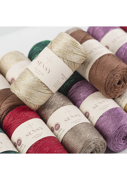 Premium Simli 200 gr Polyester Makrome Ipi 2 mm - 230 M Supla Ip ve Çanta Ipliği modelleri