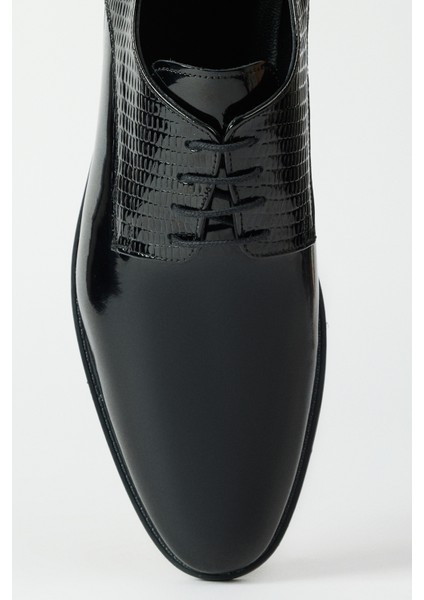 ALTINYILDIZ CLASSICS Erkek Siyah %100 Deri Klasik Rugan Ayakkabı modelleri