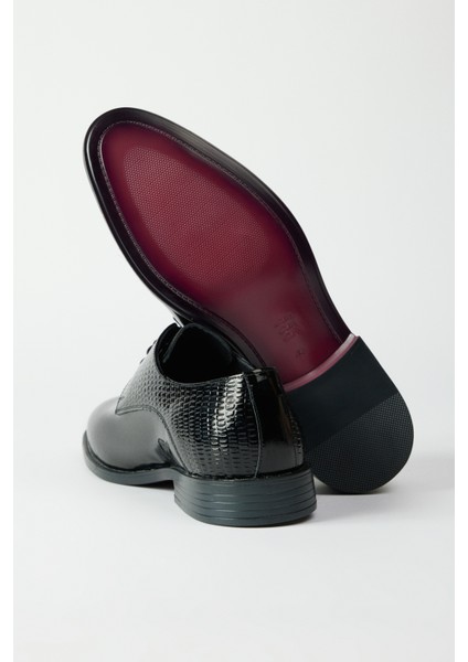 ALTINYILDIZ CLASSICS Erkek Siyah %100 Deri Klasik Rugan Ayakkabı fırsatları