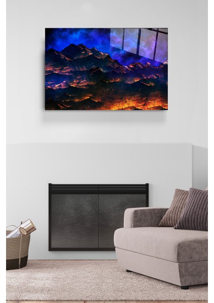 Gecenin Sessizliği Cam Tablo, Dekoratif Cam Tablo modelleri