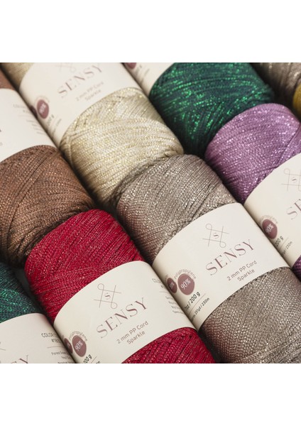 Premium Simli 200 gr Polyester Makrome Ipi 2 mm - 230 M Supla Ip ve Çanta Ipliği modelleri
