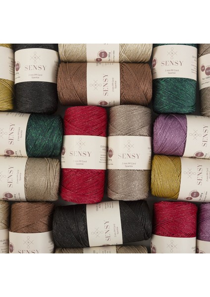 Premium Simli 200 gr Polyester Makrome Ipi 2 mm - 230 M Supla Ip ve Çanta Ipliği