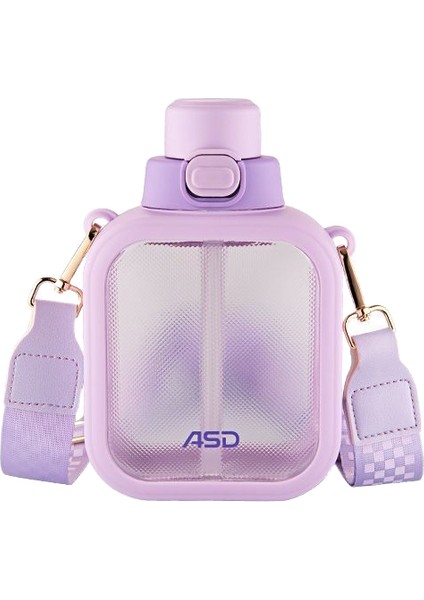 Taşınabilir Su Bardağı Büyük Kapasiteli 700 ml Çift Amaçlı Hasır Kapaklı Bardak (Yurt Dışından)