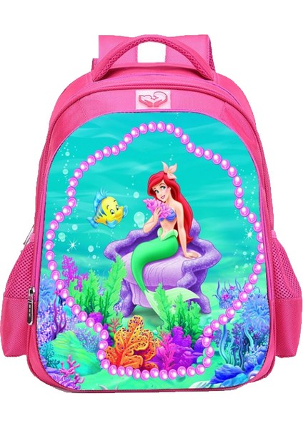 Mermaid Princess Schoolbag Children's Backpack Elementary School School School Bag (Yurt Dışından)