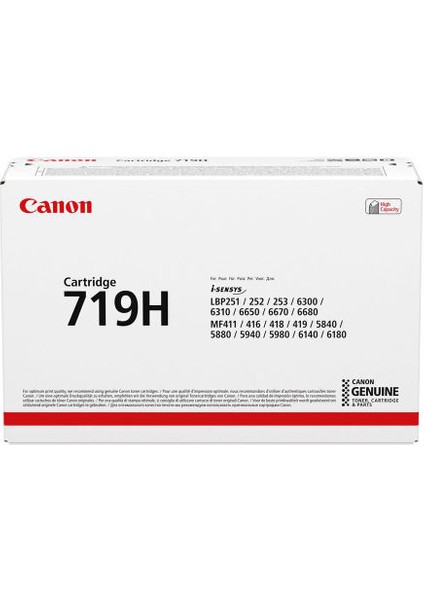 I-Sensys MF-416DW / CRG-719H Orjinal Siyah Toner 6.500 Sayfa