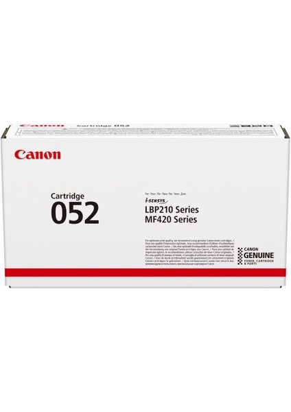 I-Sensys MF-429X / CRG-052 Orjinal Siyah Toner 3.100 Sayfa