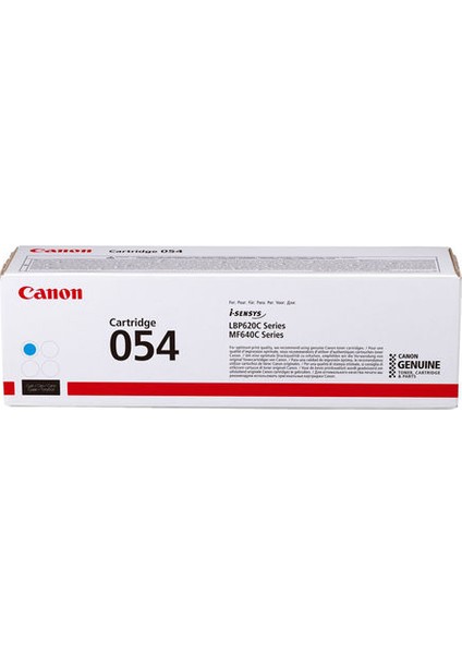 I-Sensys MF-641CN / CRG-054 Orjinal Mavi Toner 1.200 Sayfa