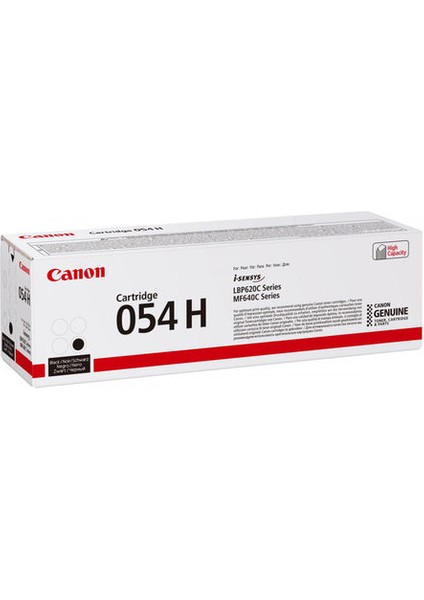 I-Sensys MF-640C / CRG-054H Orjinal Siyah Toner 3.100 Sayfa