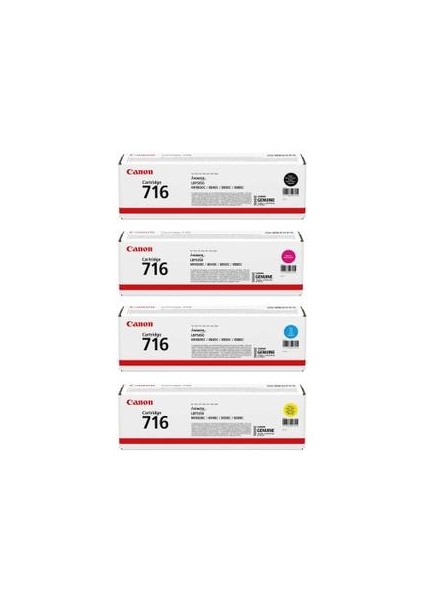 I-Sensys MF8030CN / CRG-716 Orjinal Toner Seti