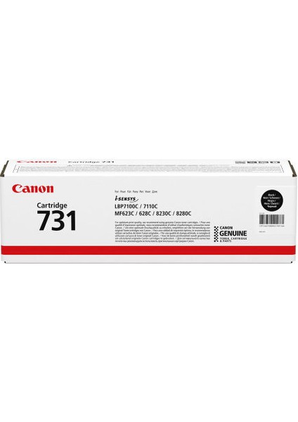 I-Sensys MF-623CN / CRG-731 Orjinal Siyah Toner 1.400 Sayfa