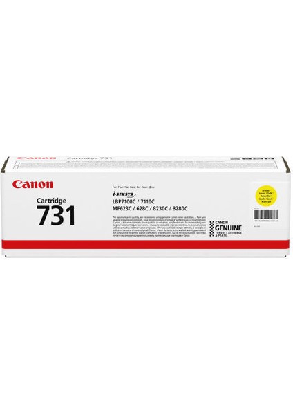 I-Sensys MF-628CW / CRG-731 Orjinal Sarı Toner 1.500 Sayfa