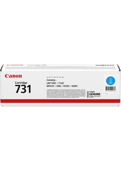 I-Sensys MF-624CDT / CRG-731 Orjinal Mavi Toner 1.500 Sayfa