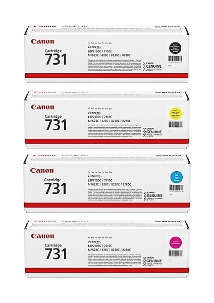 I-Sensys LBP-7100CN / CRG-731 Orjinal Toner Seti