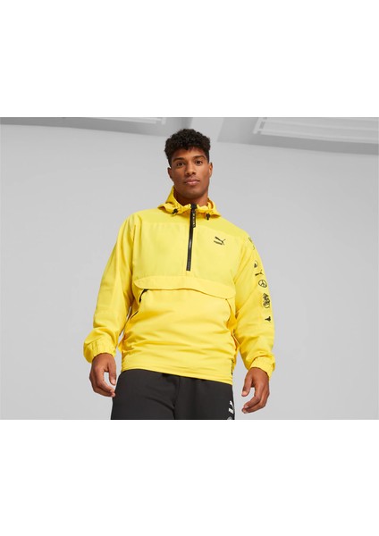 x Staple Anorak Jacket Erkek Suya Dayanıklı Kanguru Ceket 53982655 Sarı modelleri