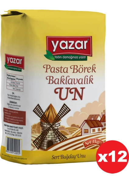 Çok Amaçlı Un 1 kg x 12 Paket