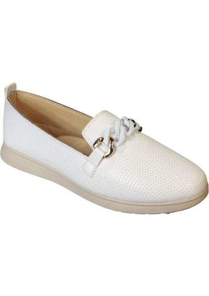 Yazkış Beyaz Siyah Tokalı 4nokta Comfort Makosen Anne Ayakkabısı fiyatları