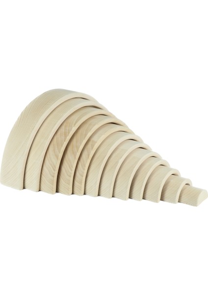 Waldorf Boyanabilir Gökkuşağı Eğitici Ahşap Oyuncak (29 CM) + Hediye Sırt Çantası