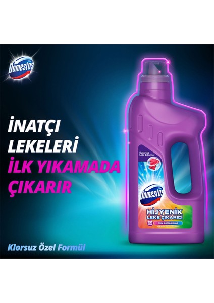 Hijyenik Sıvı Leke Çıkarıcı Tüm Çamaşırlar Için 1000 ml X2