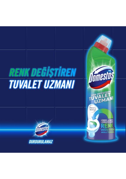 Tuvalet Temizleyici Renk Değiştiren Tuvalet Uzmanı Kireç Çözücü 750 ml X2